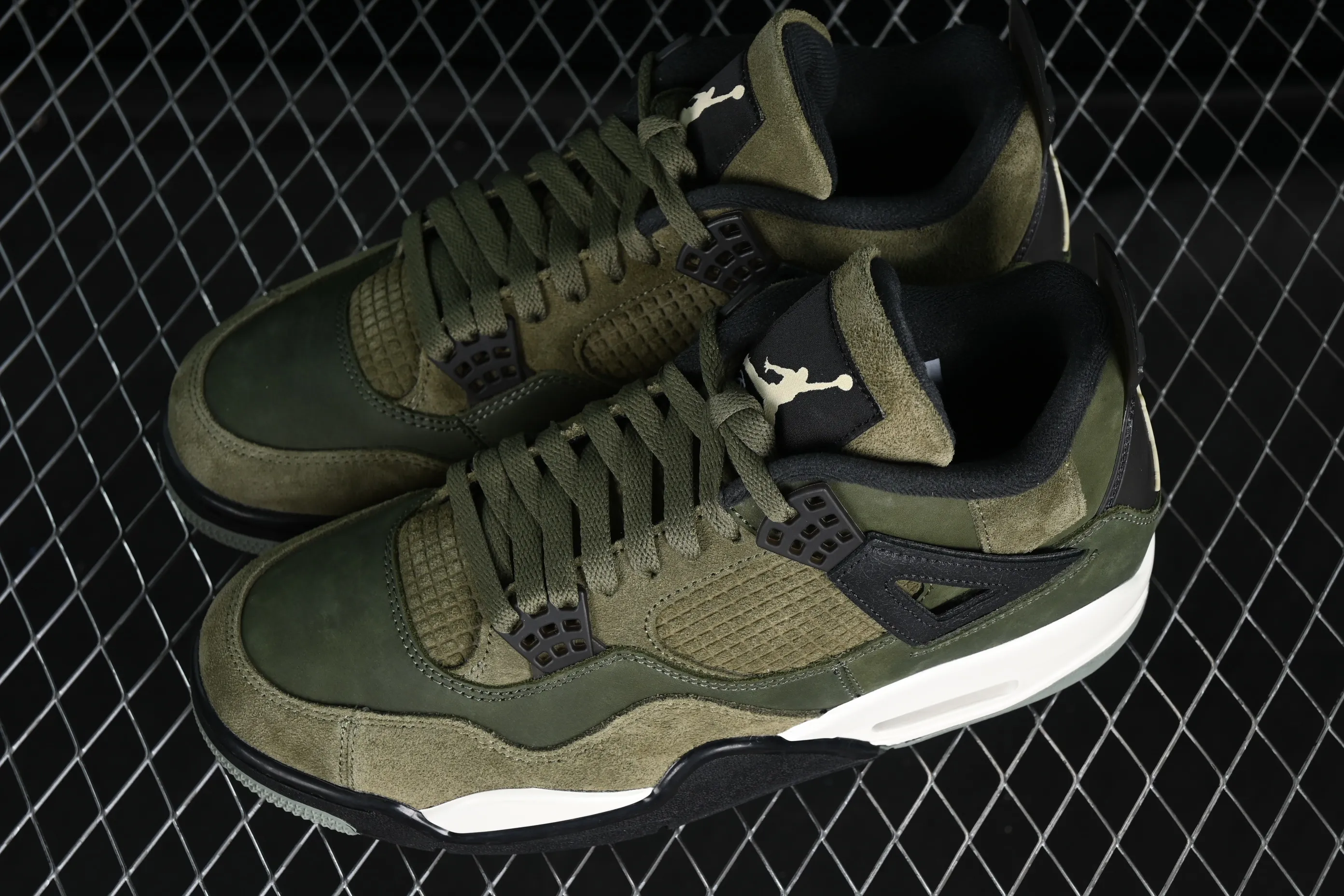All categories Air Jordan Jordan series basketball shoes Air Jordan 4 GX foreign trade version Air Jordan 4 SE Craft "Medium Olive" AJ4 Joe 4 olive green FB9927-200